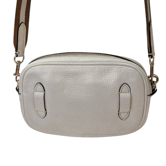 ✨💎COACH💎✨ BUM BAG/CROSSBODY IN CREAM PEBBLED LEATHER W/TWO STRAPS - Picture 4 of 5